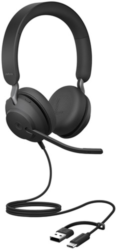 Headset Jabra Evolve2 40 SE USB C/A MS Stereo bedraad