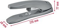 Blokhechter Rexel Odyssey max 60vel zilvergrijs-6