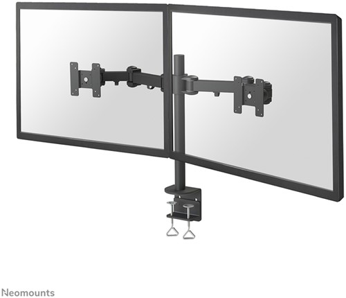 Monitorarm Neomounts D960D 2x10-27" met klem zwart X