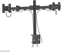 Monitorarm Neomounts D960D 2x10-27" met klem zwart X-3