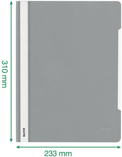 Snelhechter Leitz Standaard A4 gerecycled PP zwart-3