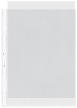 Showtas Leitz Premium standaard 11-gaats copy safe 0.085mm PP A4 transparant 100 stuks