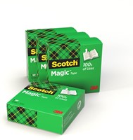 Plakband Scotch Magic 810 19mmx33m onzichtbaar mat