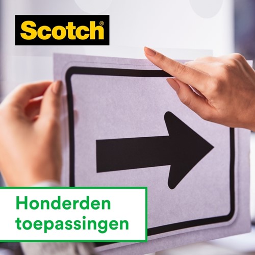 Plakband Scotch Magic 810 19mmx33m onzichtbaar mat-3