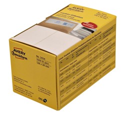 Frankeeretiket Avery 3435 135x38mm 1000 stuks