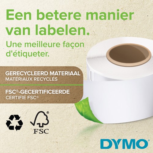 Etiket Dymo LabelWriter industrieel 59x102mm 1 rol á 300 stuks wit-3