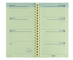 Agendavulling 2027 Brepols Interplan 7dagen/2pagina's 6-talig