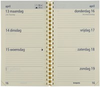 Agenda 2025 Brepols Optivision Pocket Trento 7dagen/2pagina's antraciet-2
