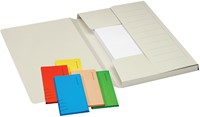 Dossiermap Secolor  Mammoet folio 3 kleppen 270gr blauw-2