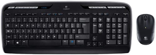 Toetsenbord Logitech MK330 Qwerty +muis zwart