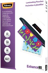 Lamineerhoes Fellowes A3 2x80micron mat 100 stuks