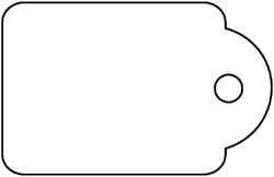 Label Apli karton nr 390 22x35mm wit 500 stuks