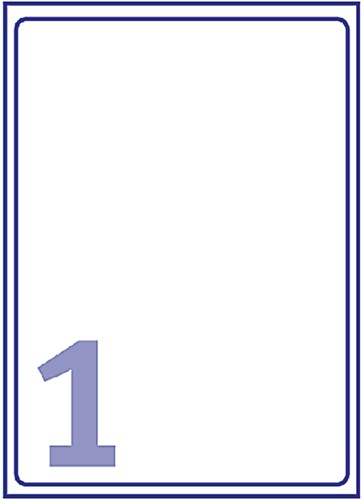 Etiket Avery L4775-20 210x297mm polyester wit 20 stuks-2