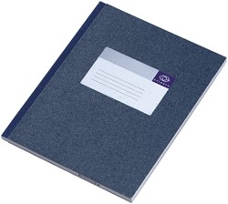Notitieboek Djois Atlanta gelijmd 210x165mm 192 blz. blauw