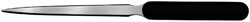 Briefopener Westcott metaal met kunststof grip zwart