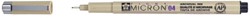 Fineliner Sakura Pigma Micron 04 0.4mm zwart