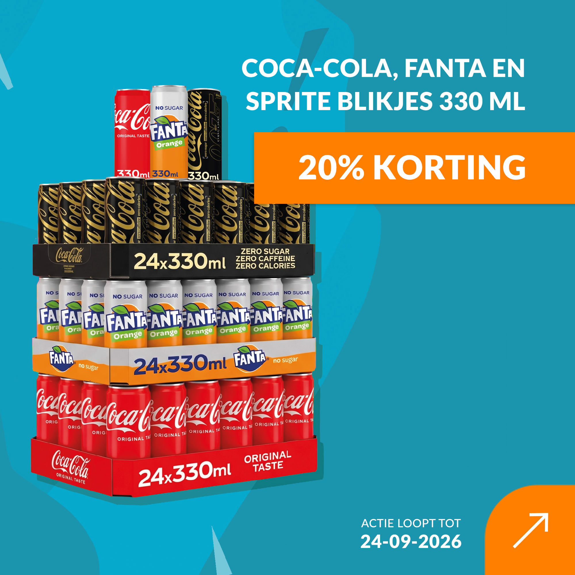 GZ Online - Banner homepagina | Cola, Fanta en Sprite