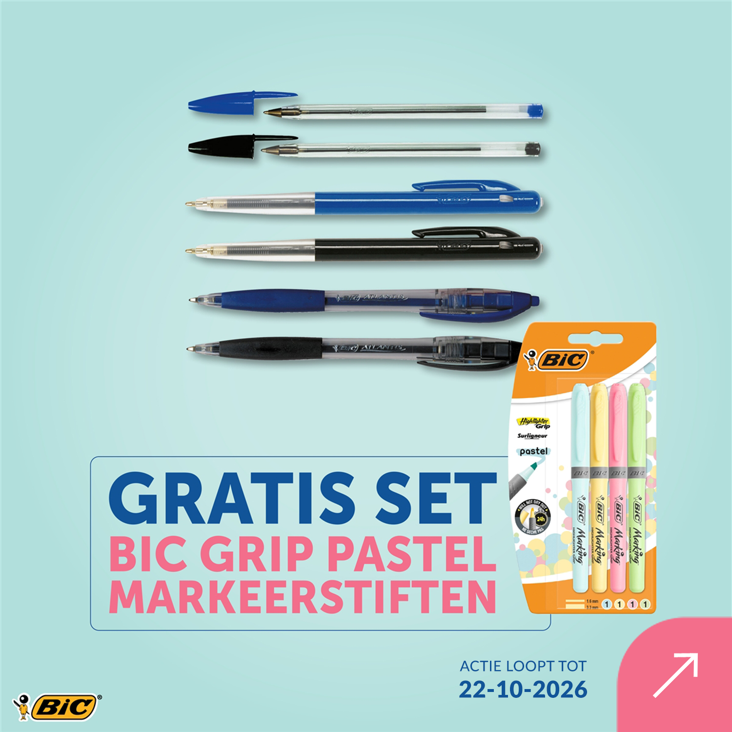 GZ Online - Banner homepagina | BIC pastel