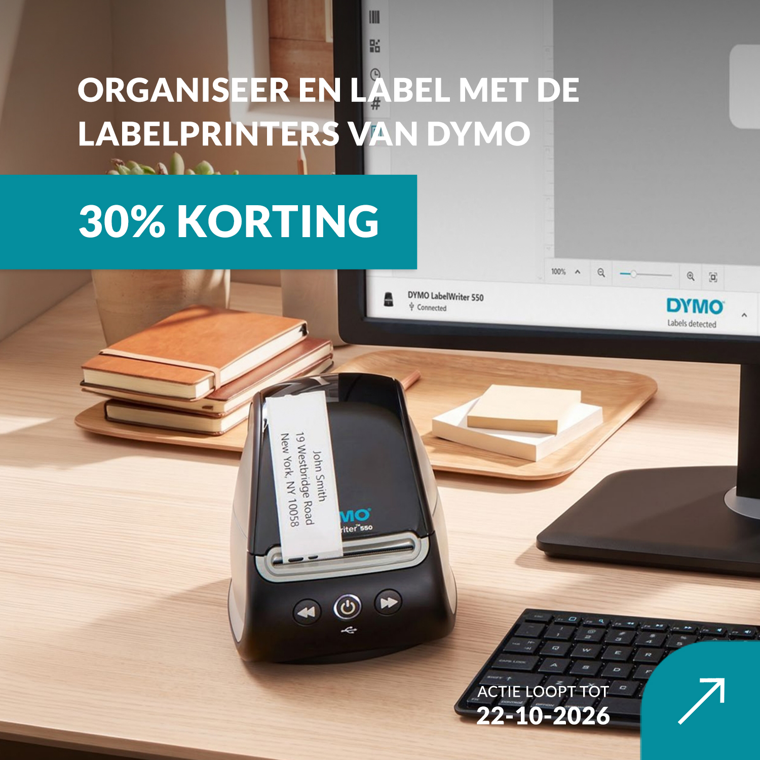 GZ Online - Banner homepagina | DYMO
