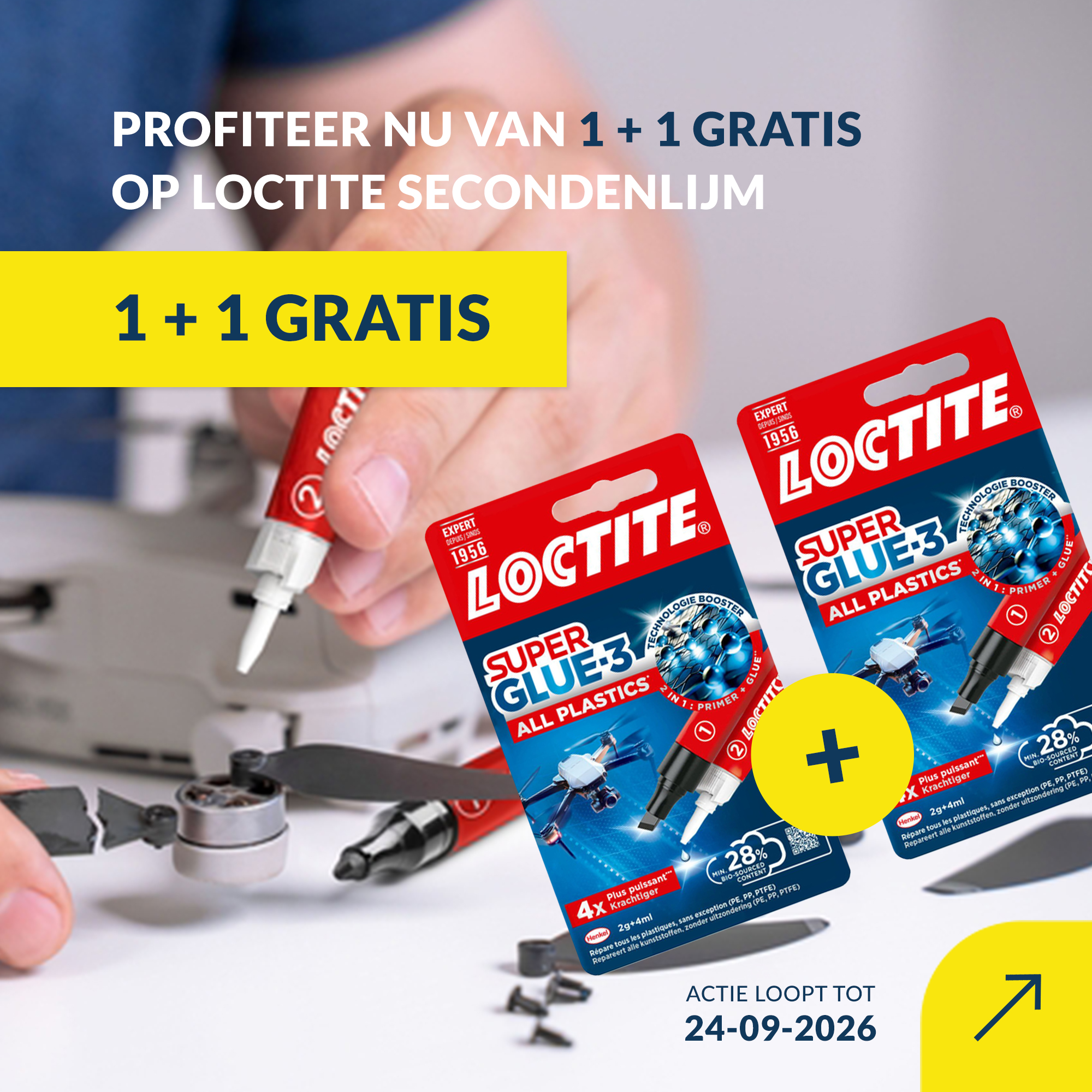 GZ Online - Banner homepagina | Loctite lijm