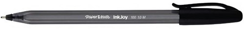 Balpen Paper Mate Inkjoy 100 medium zwart