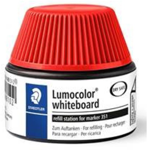 Viltstiftvulling Staedtler Lumocolor whiteboard 30ml rood