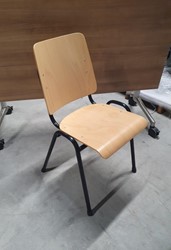 Re-Use stoel Valk 3310, zwart, beuken