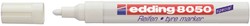 Viltstift edding 8050 banden rond 2-4mm wit