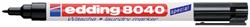 Wasgoedmarker edding 8040 rond 1mm zwart