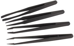 SET VAN 4 NIET-GELEIDENDE PINCETTEN