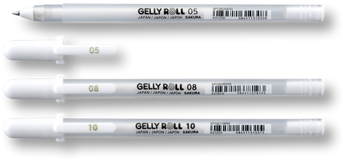 Gelschrijver Sakura Gelly Roll Classic 05 wit